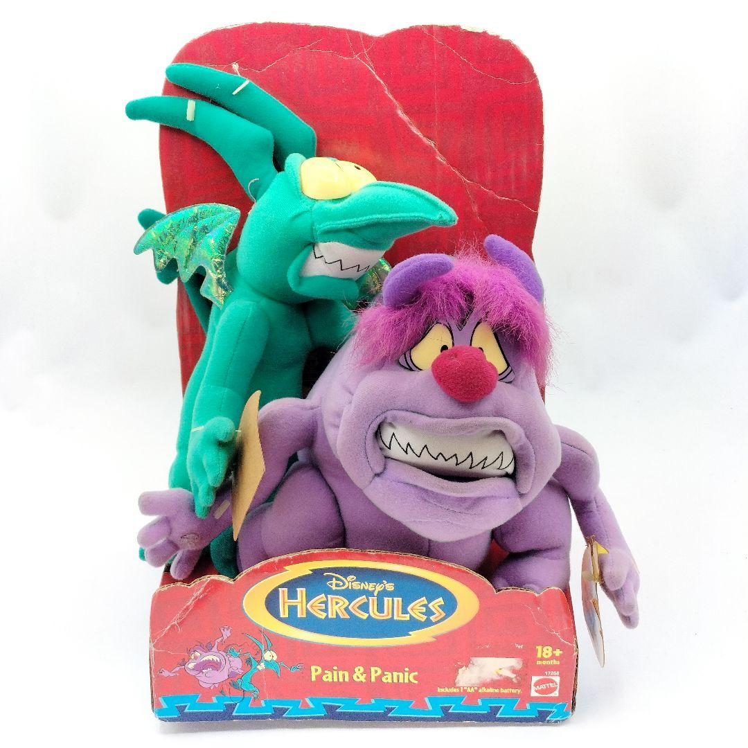 マテル レア ディズニー ヘラクレス ペイン＆パニック トーキング ぬいぐるみ