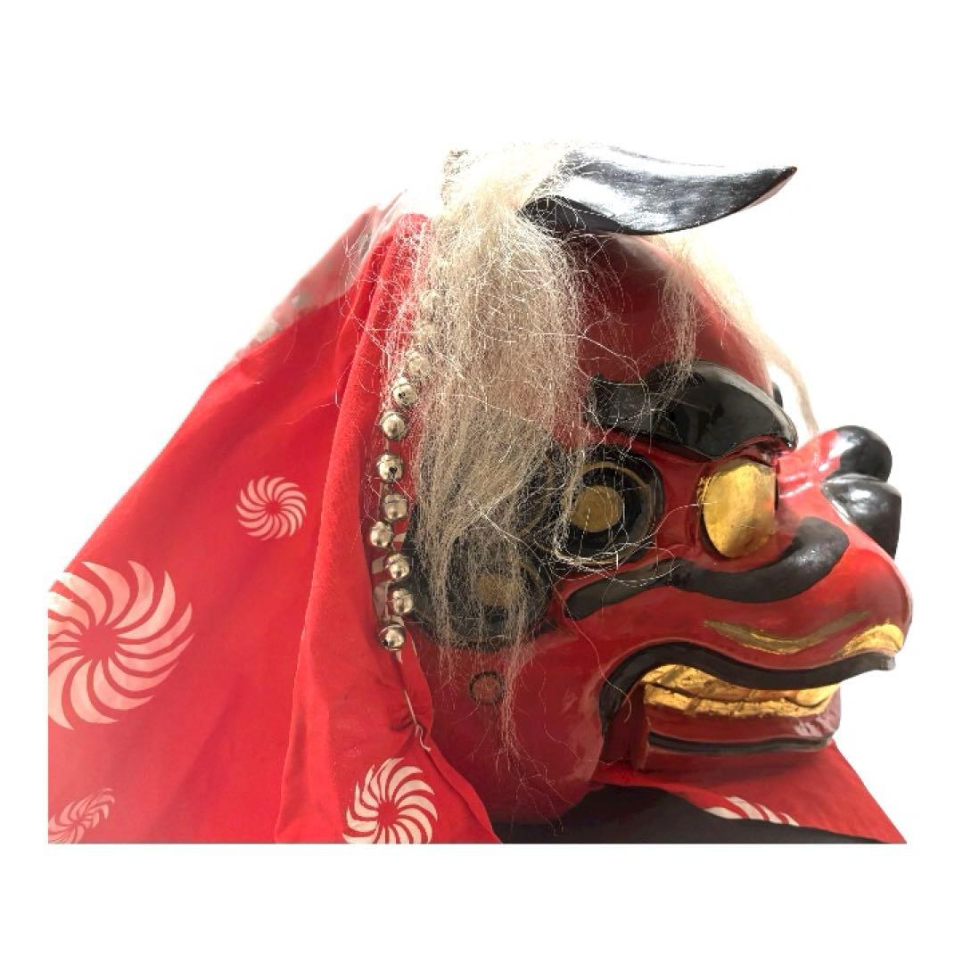 獅子舞　獅子頭　正月　お祭り