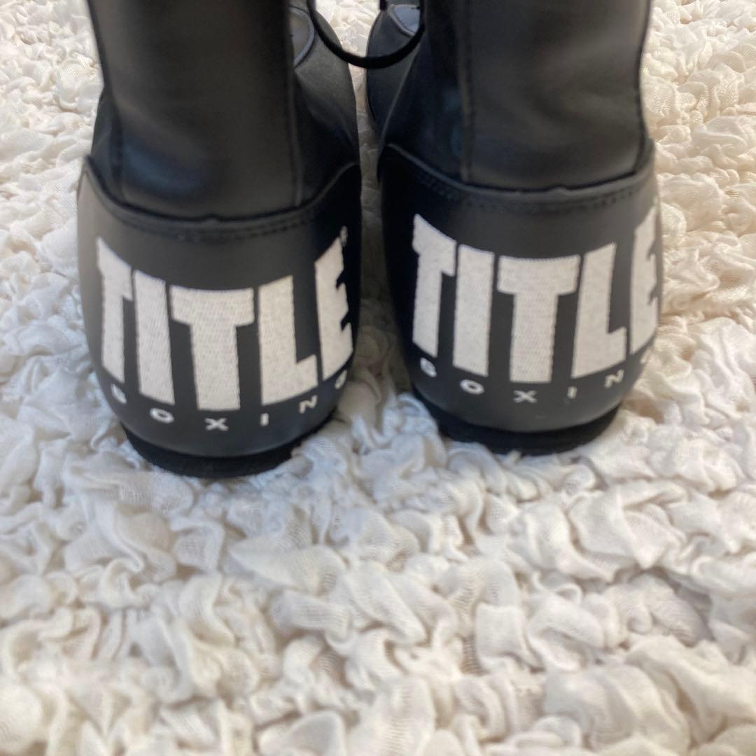 TITLEタイトル　ボクシング　ハイカットシューズ　USサイズ10 27.5