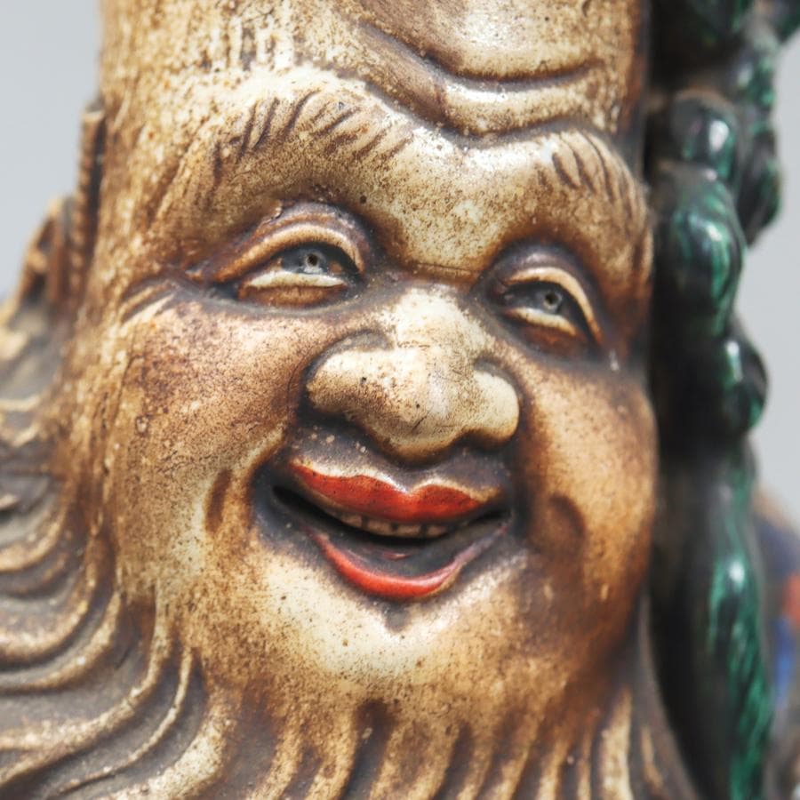 賢人像 37cm 福禄寿 福の神 置物