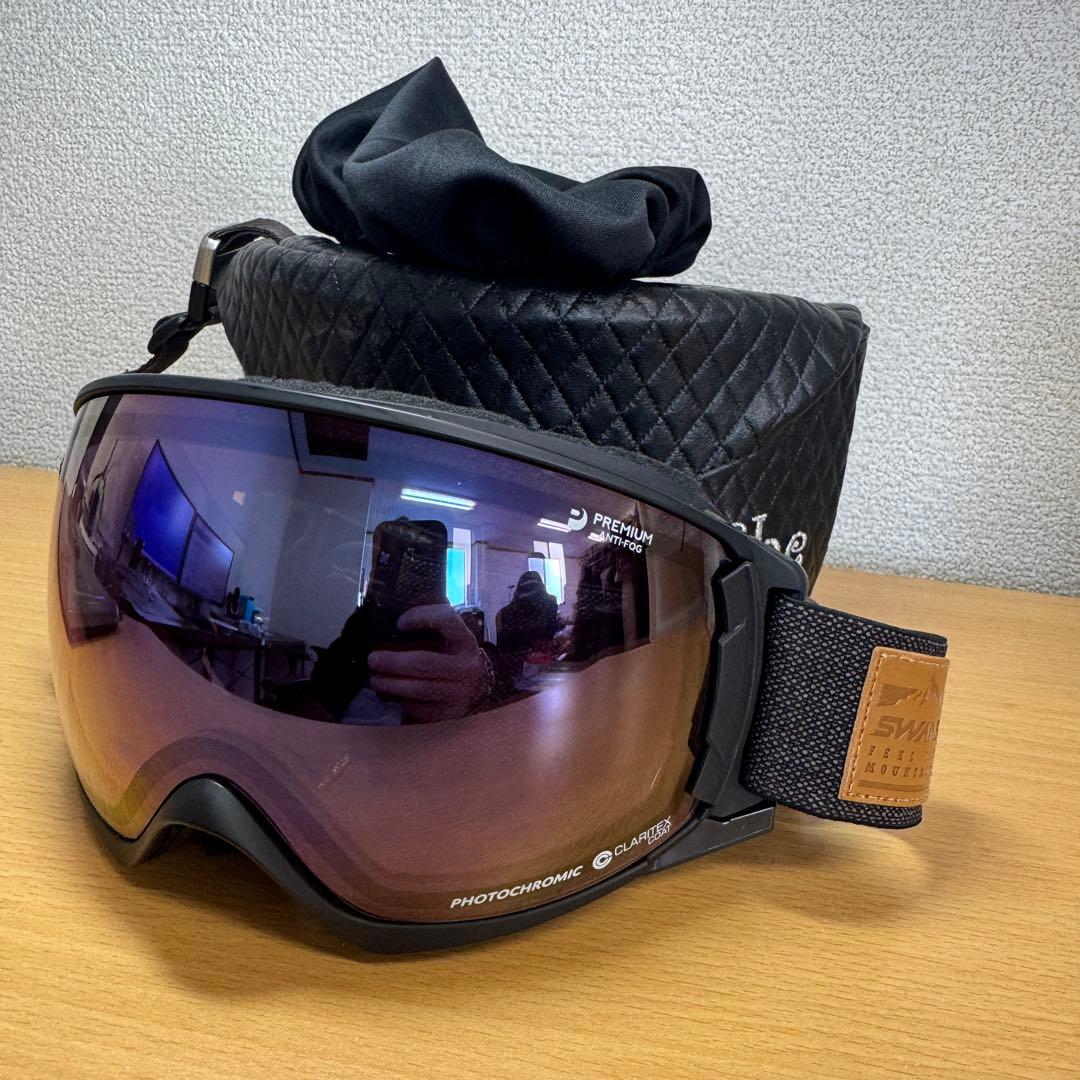 G1705 スワンズ　フォトクロミックゴーグル スモーク