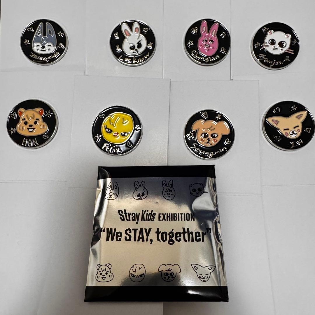 straykids 展覧会 ピンバッジ コンプリート