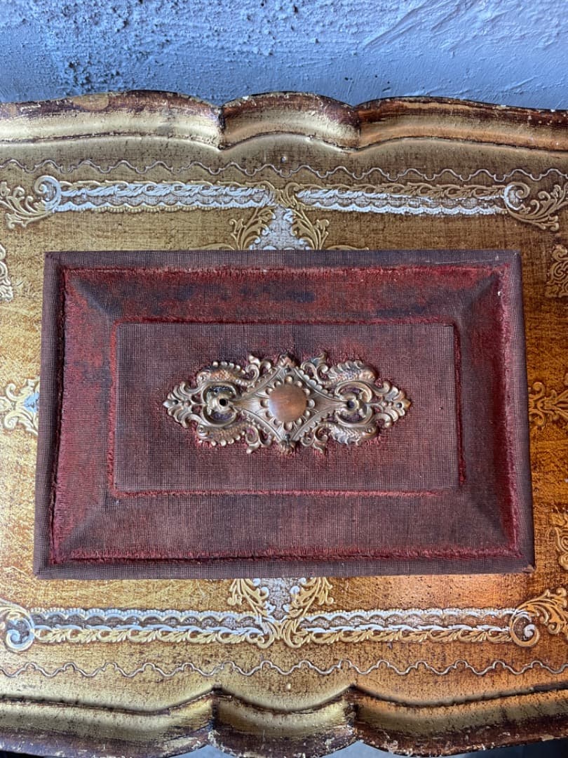 【フランス便】アンティーク ◆ミラー付ジュエリーボックスSALE~2/10迄