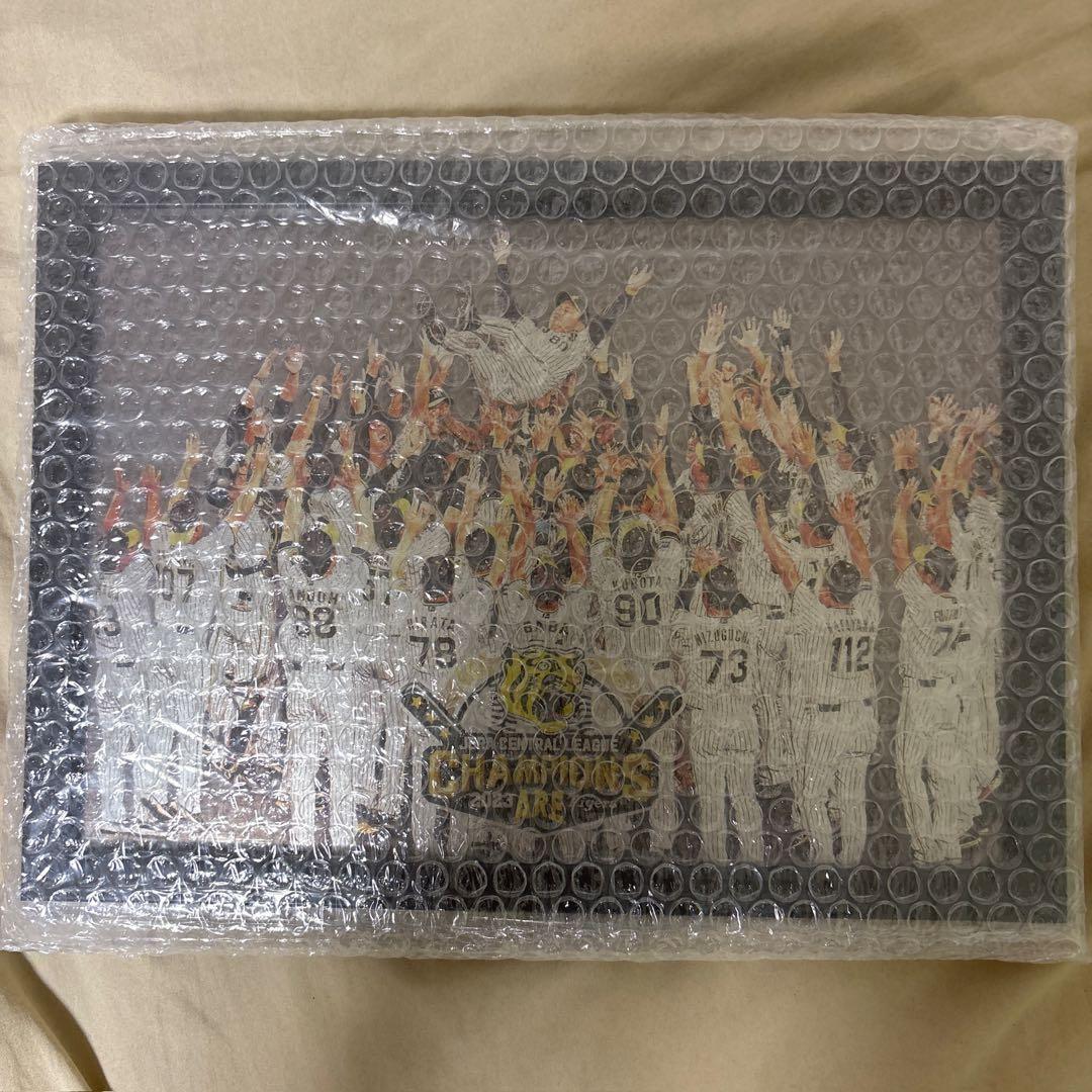 阪神タイガース　優勝記念　胴上げ　メタルグラフィ