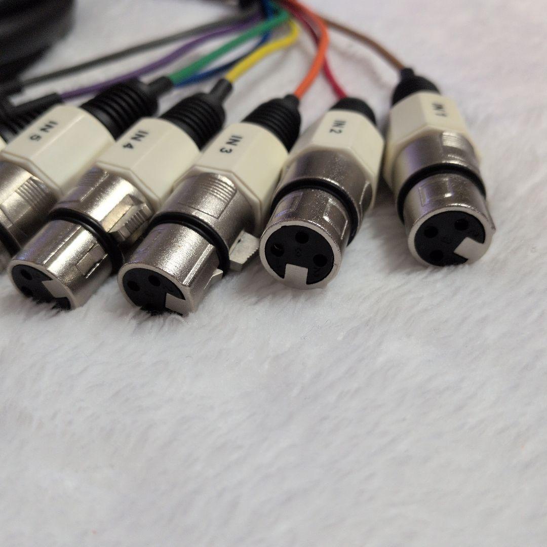 Lynx アナログマルチケーブル　D-sub DB25XLRメス×8　5m