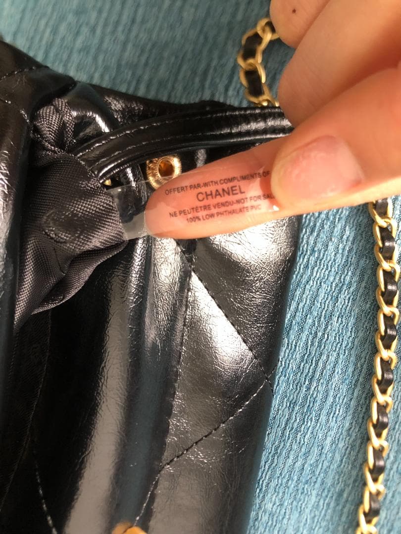 ショルダーバッグ　パール　ノベルティー　ハンドバッグ　ブラック　チェーン　超美品