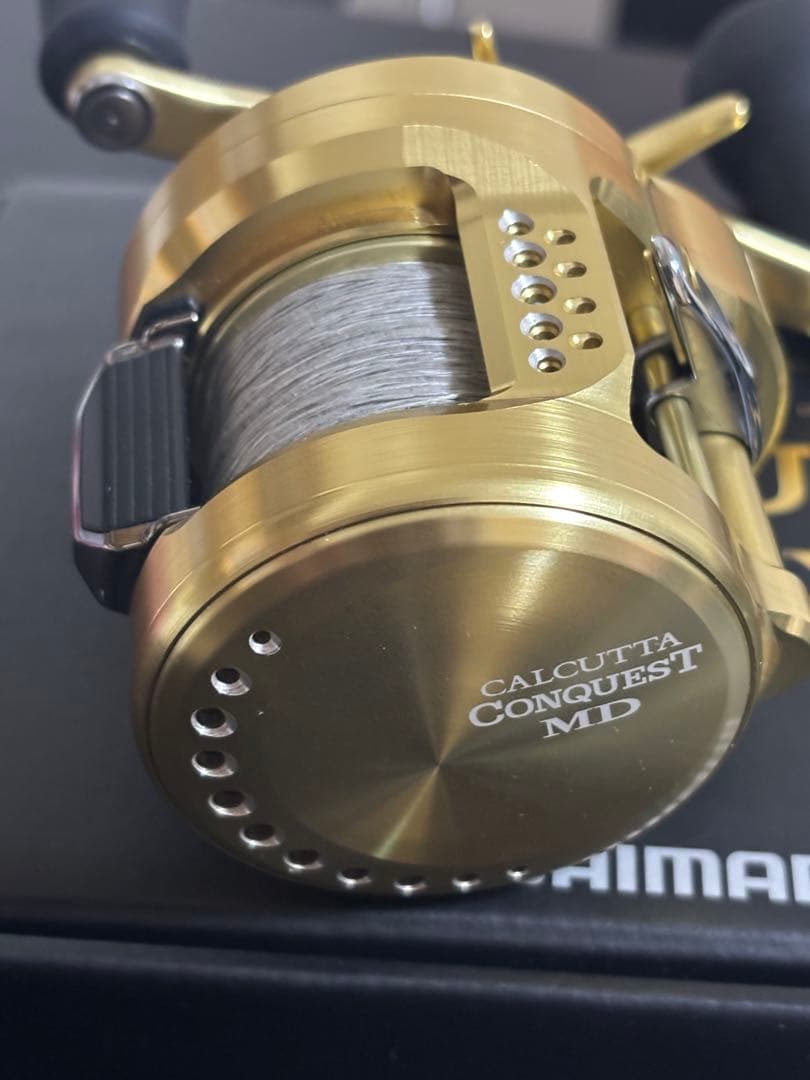 【22日まで。】シマノ　カルカッタコンクエスト301XGLH 下町スプール付き