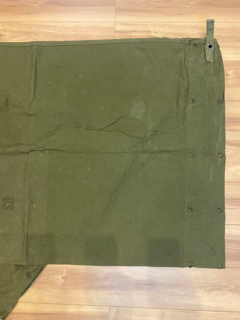 軍幕　米軍　USパップテント シェルターハーフ　89年会計　幕2枚　状態◎