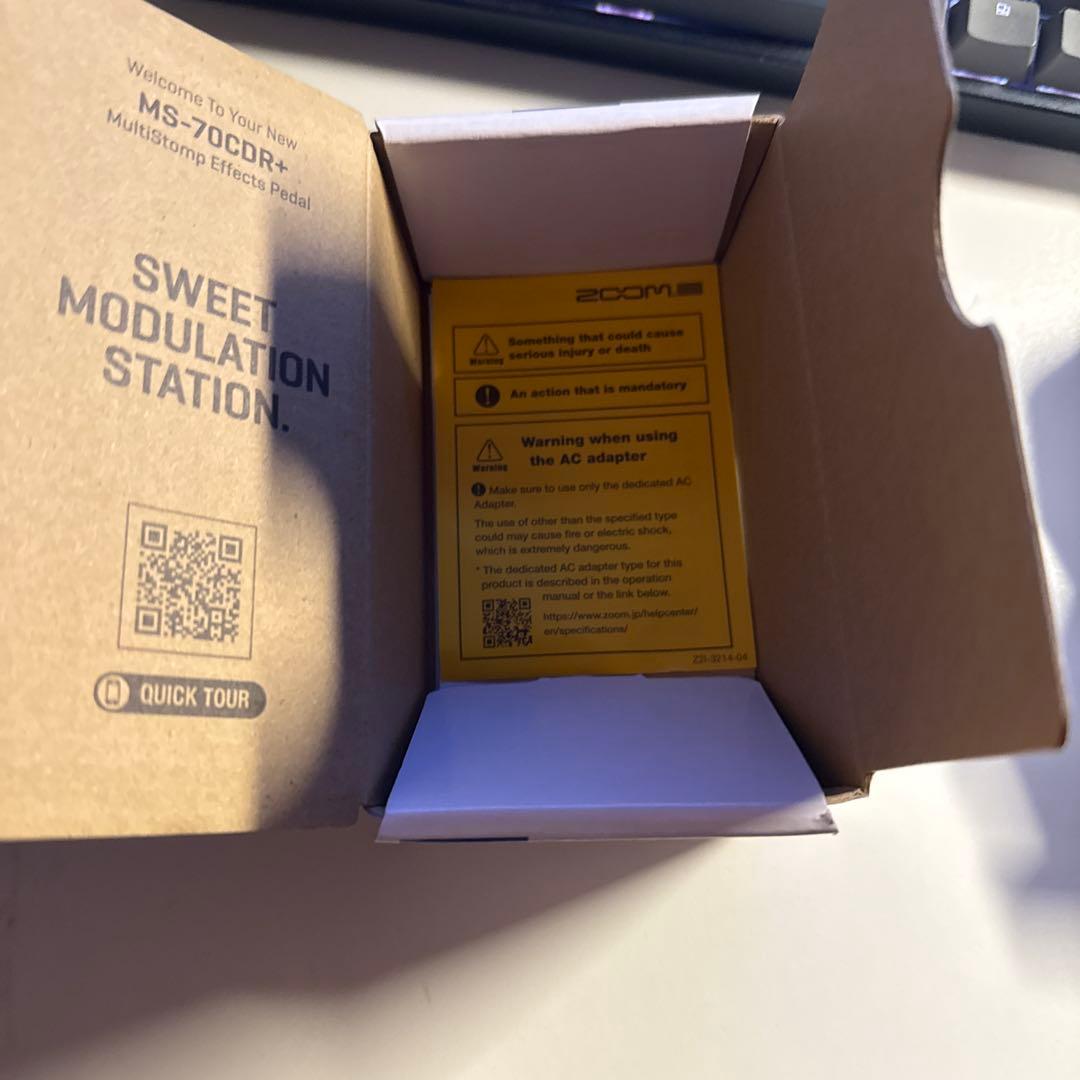 ZOOM MS-70CDR+ マルチエフェクター 空間系