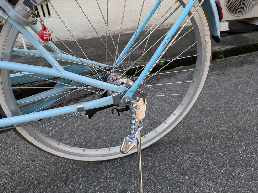 水色 シティーサイクル 24インチ 子供 自転車 高学年
