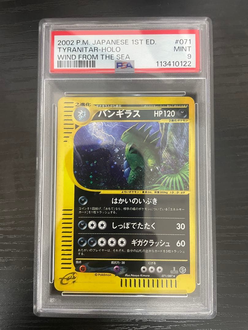 バンギラス カードe holo ホロ psa9