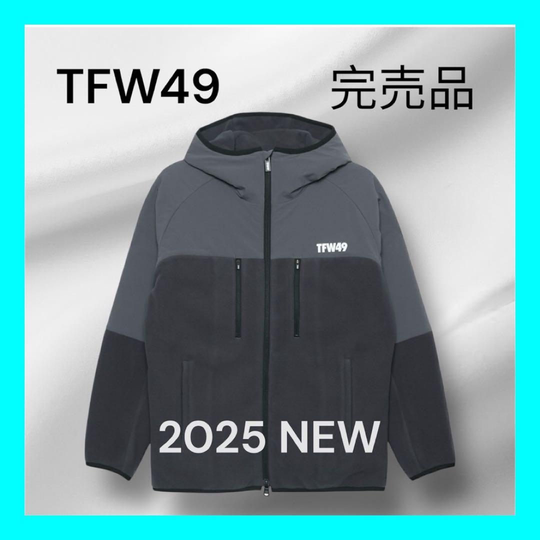 新品タグ付き⭐️フリースジャケット⭐️ TFW49⭐️2025NEW ⭐️ グレー