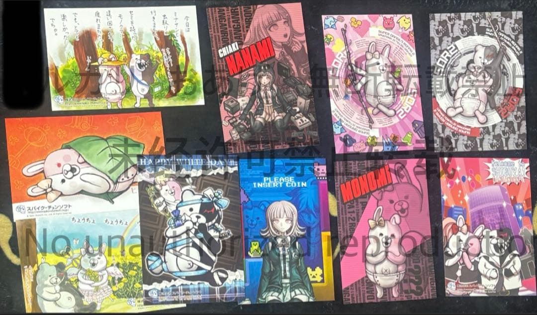 ダンガンロンパ　弾丸論破　おしおき　ポストカード　他　七海　モノミ