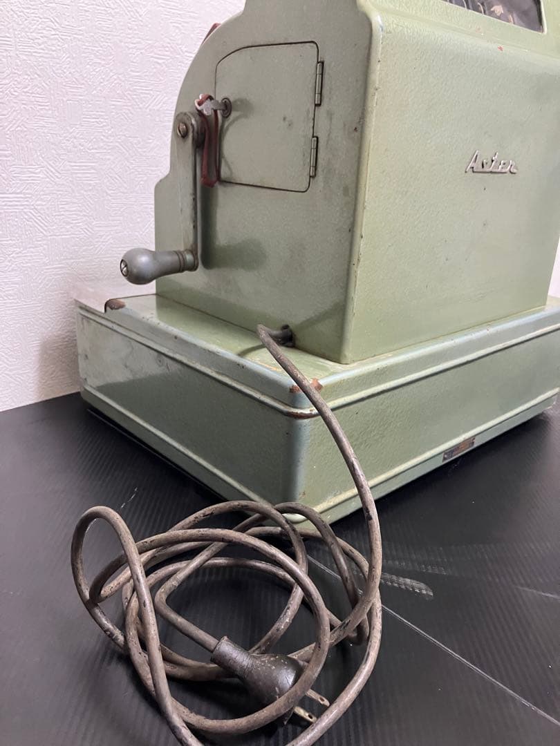 【希少・昭和レトロ】ASTER 手回しレジスター アンティーク インテリア