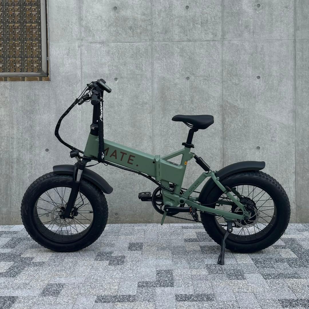 【走行距離1700km】MATE X グリーン DUSTY ARMY