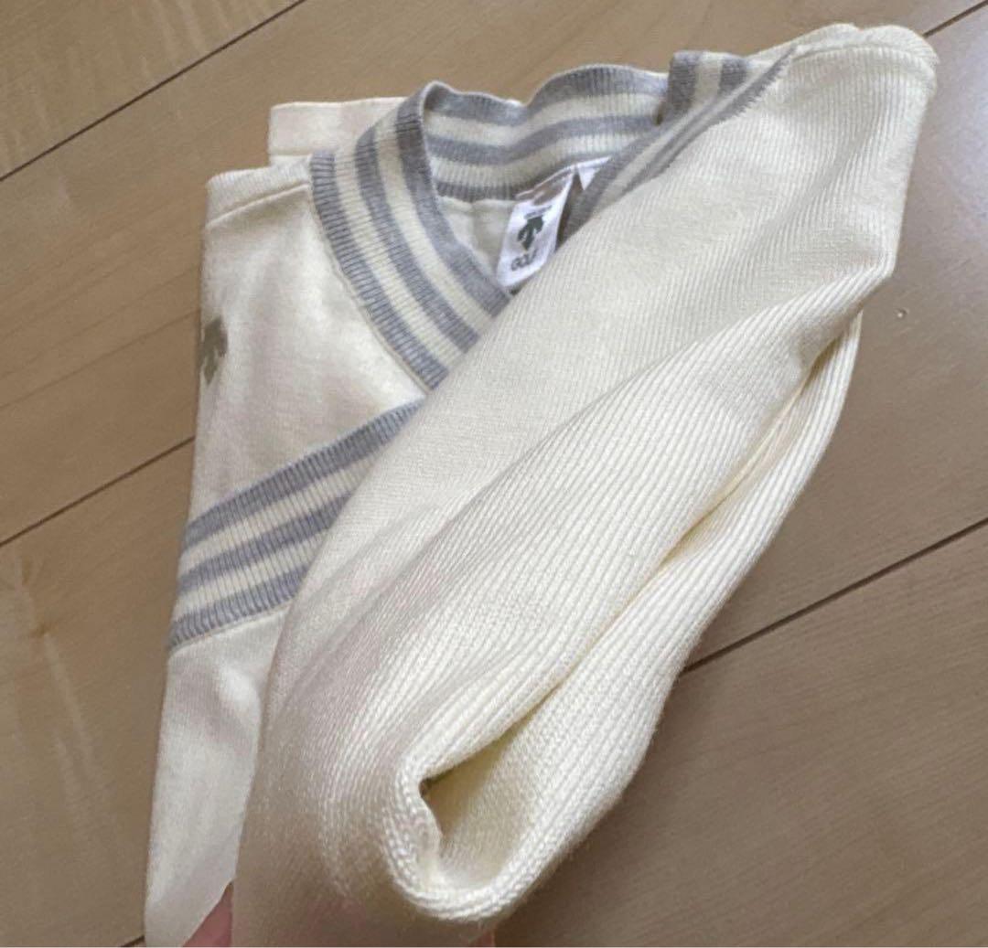 デサント　DESCENTE ゴルフ　ニットセーター　スカート　2点セット　L\M