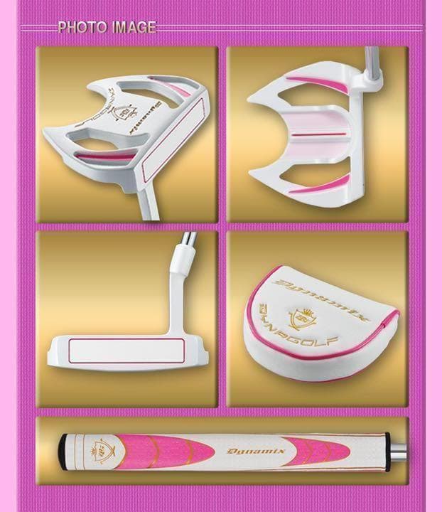 【新型登場】♥極太グリップと大型ヘッドの安定感抜群のダイナミクスレディスパター