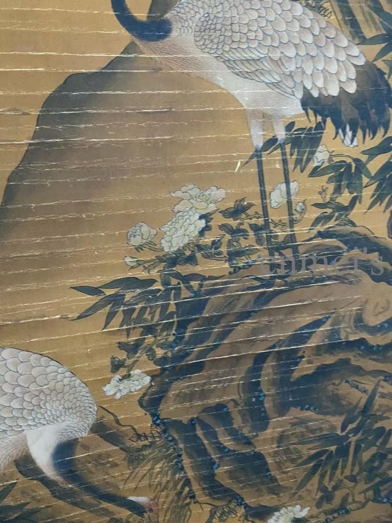 中国古美術 宋代 趙昌款 花鳥画 掛軸 絹布 肉筆 唐物 書道 国画 名家画作