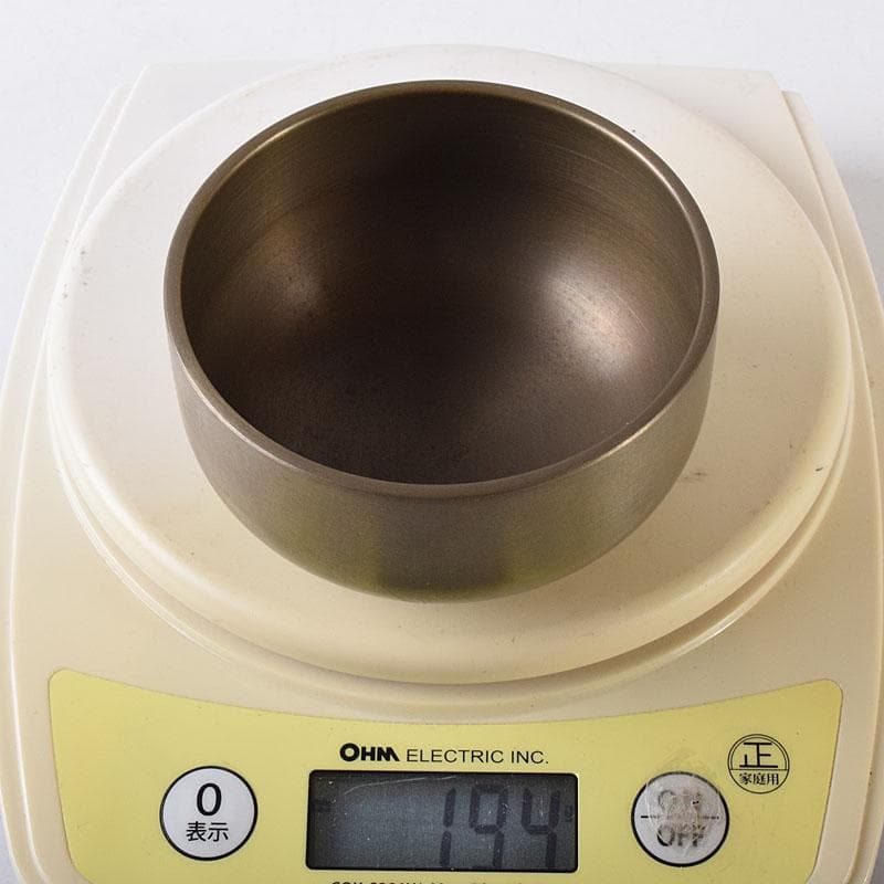 金工師　魚住幸雄作（号法光）　砂張銅　佐波理　打鳴　共布共箱　C　R8714