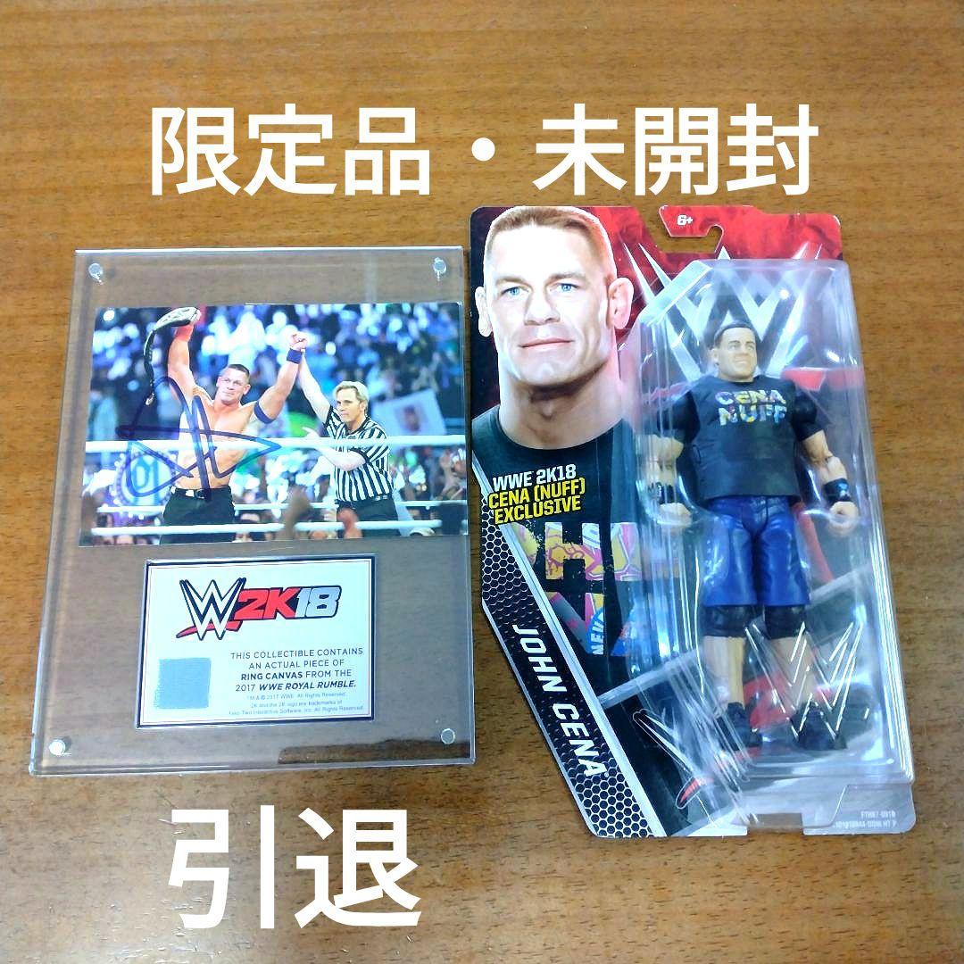 WWE ジョンシナ　John Cena 限定フィギュア　直筆サインプレート