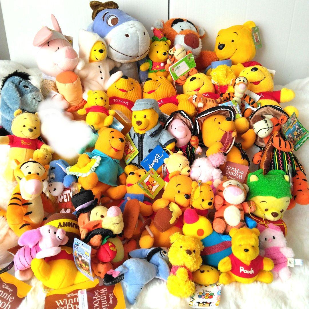 プーさん　ティガー　イーヨー　ピグレット　ぬいぐるみ　ディズニー　まとめ売り