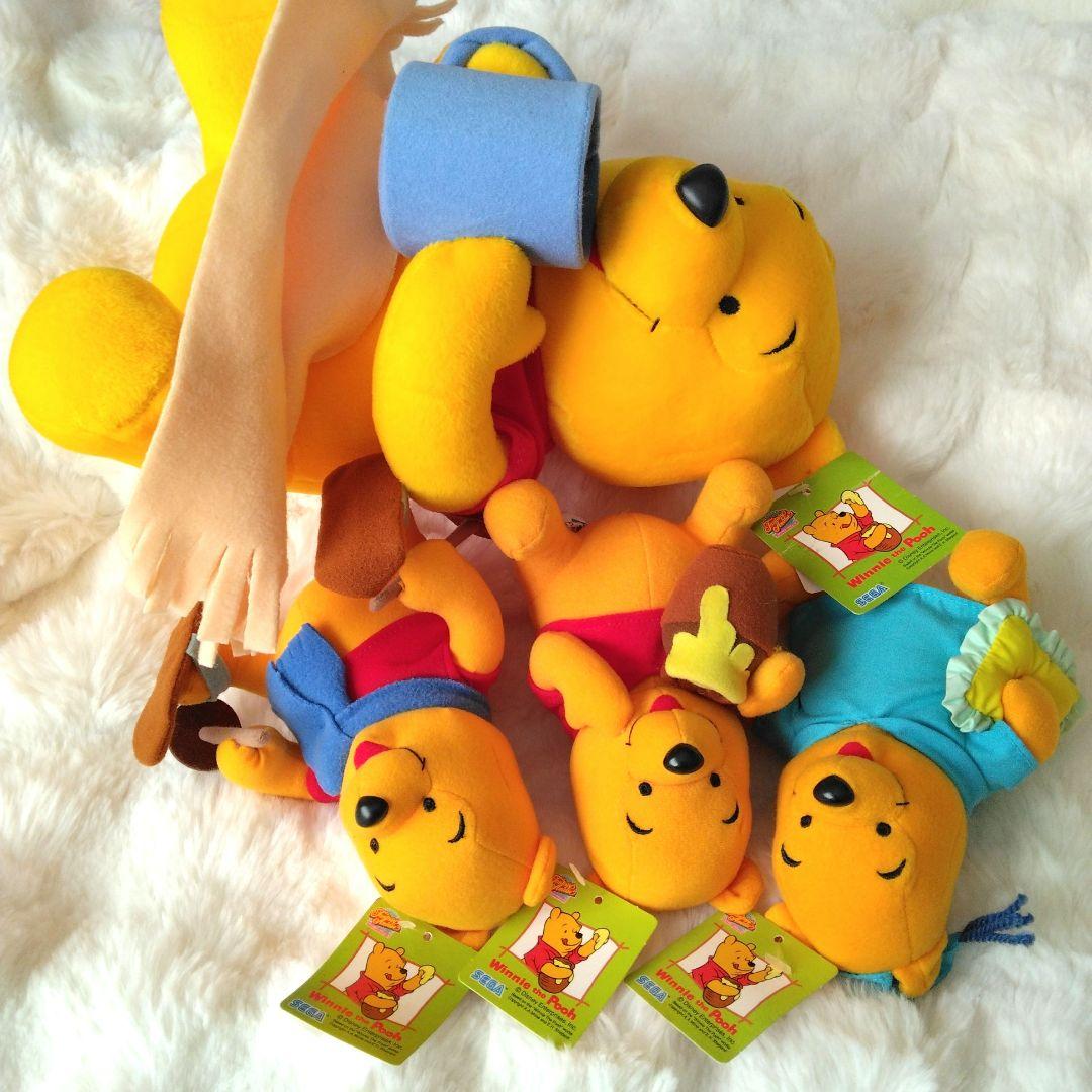 プーさん　ティガー　イーヨー　ピグレット　ぬいぐるみ　ディズニー　まとめ売り