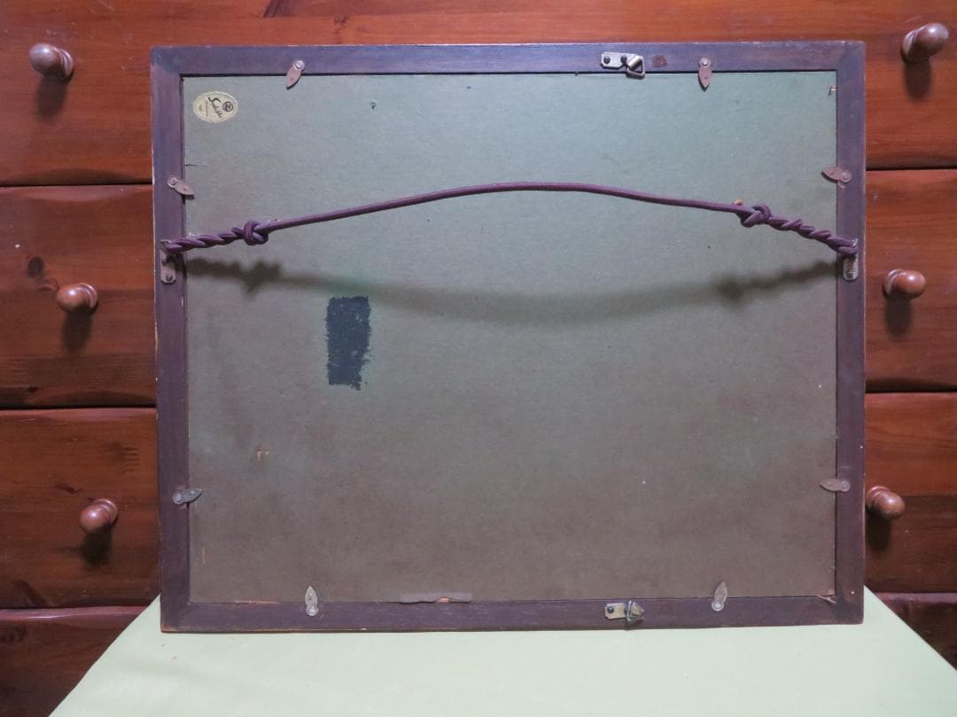 篤姫　榎倉 省吾　「薔薇」 油彩F4号　二科会会員　文展無鑑査　真作保証