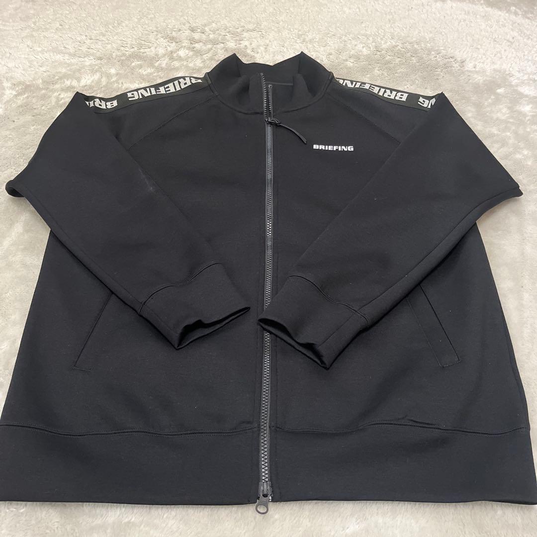 【美品】ブリーフィング ラインブルゾン メンズ　ブラック　L