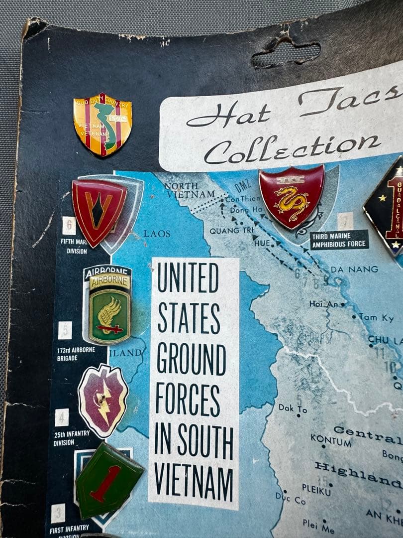 米軍　ベトナム派遣部隊　ピンバッジ