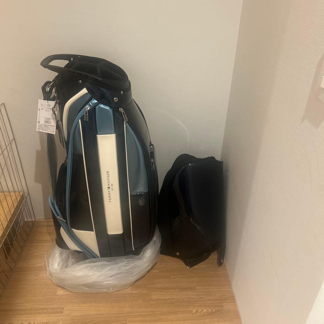   ゴルフキャディバッグ ネイビー