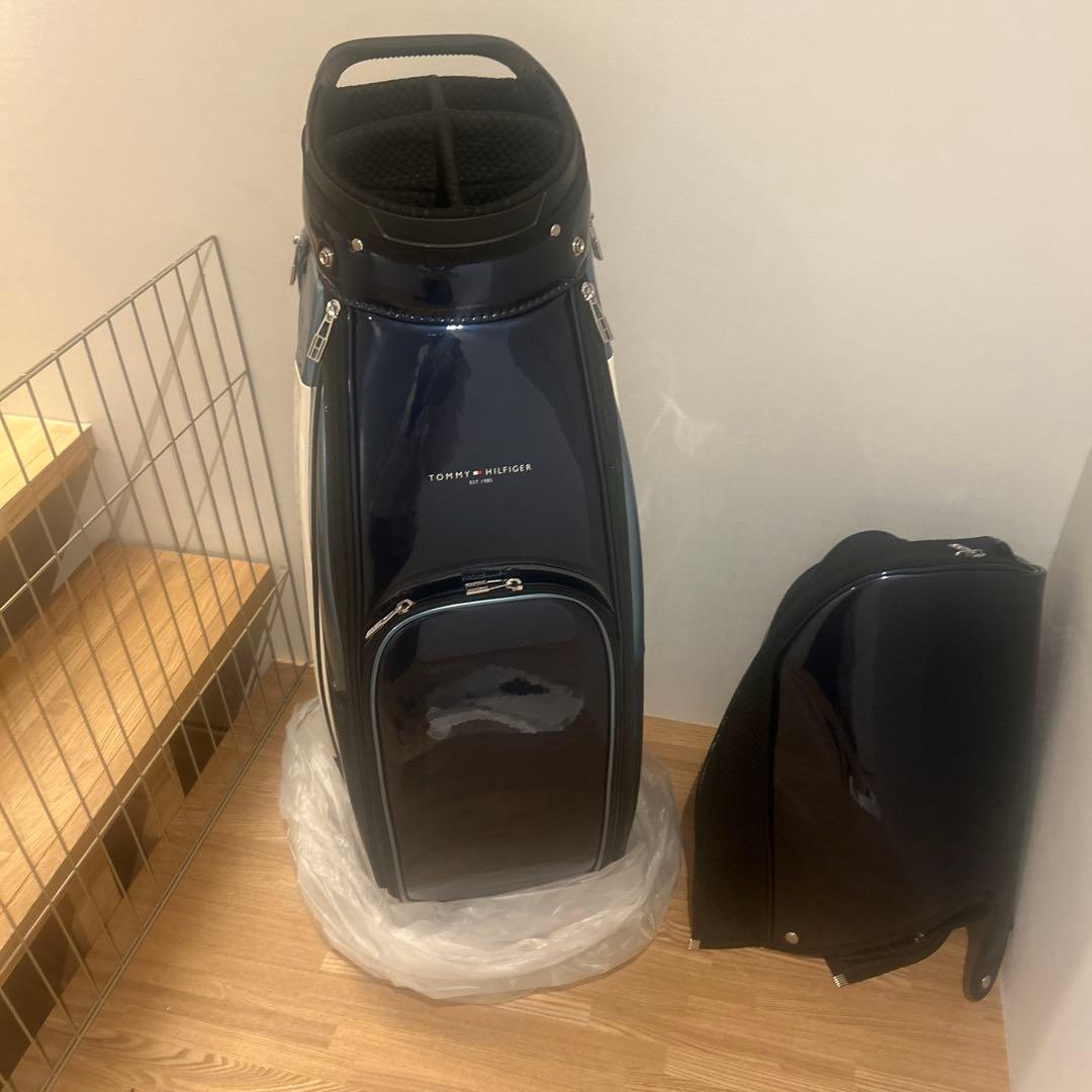   ゴルフキャディバッグ ネイビー