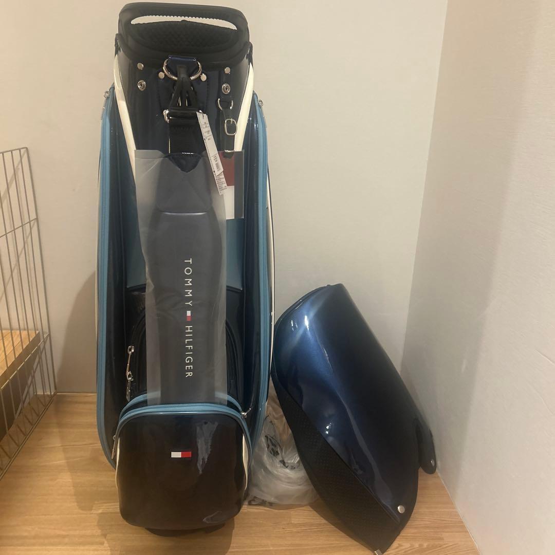   ゴルフキャディバッグ ネイビー