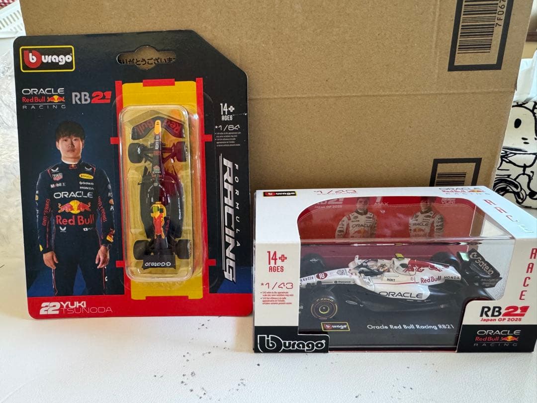 ブラーゴ　レッドブルレーシング　角田裕毅　RB21 1/43 1/64 2台