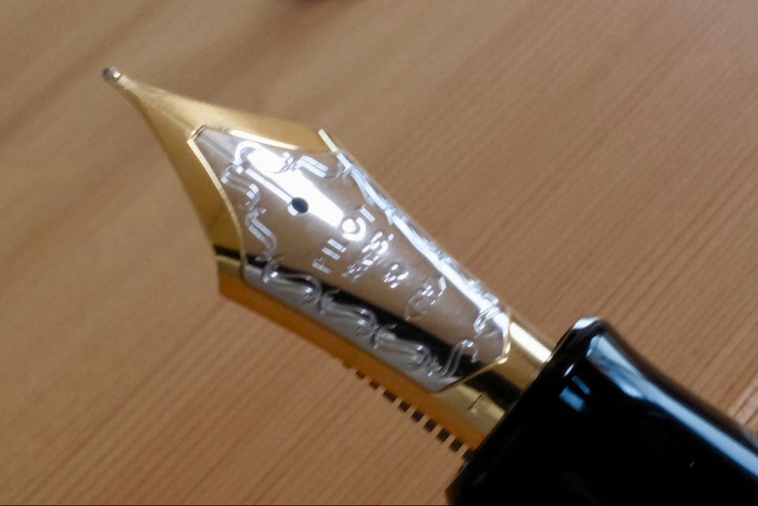 【パイロット】カスタムU RUSHI 朱 中細（FM）