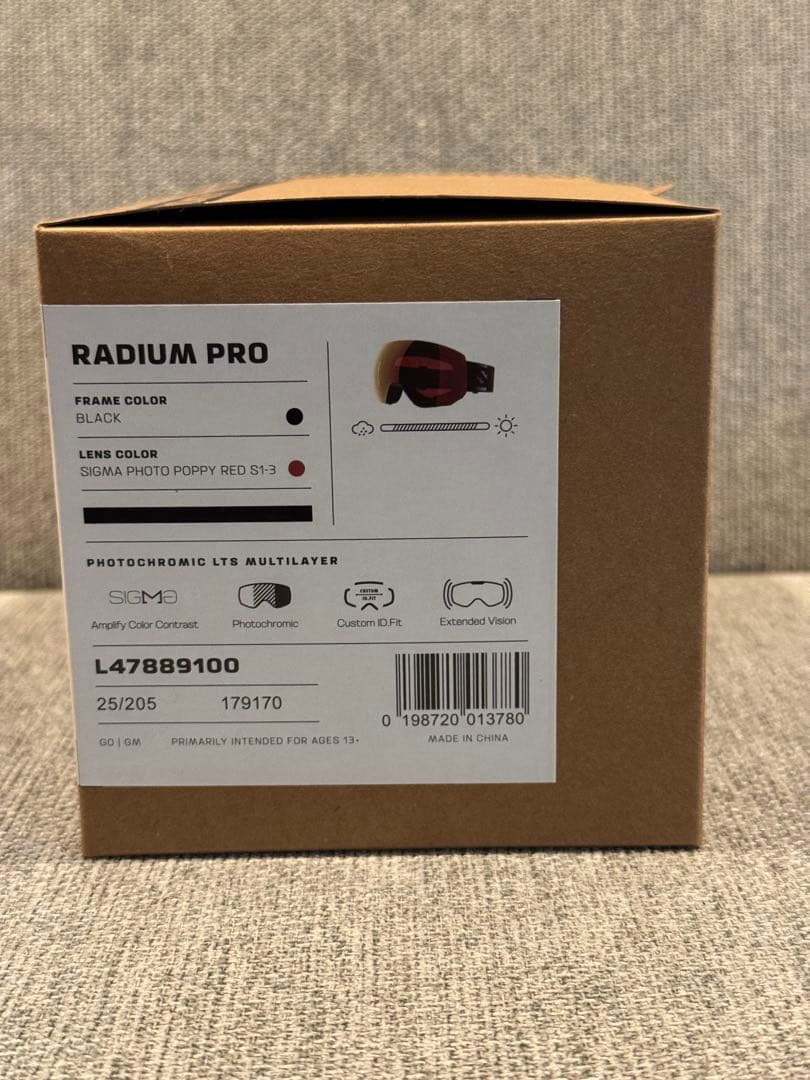 SALOMON RADIUM PRO SIGMA PHOTO ゴーグル