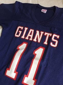 アメリカ製 NYジャイアンツ レプリカゲームシャツ Made in USA