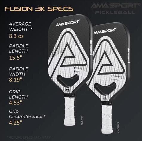 AMASPORTFUSION3Kピックルボールパドル