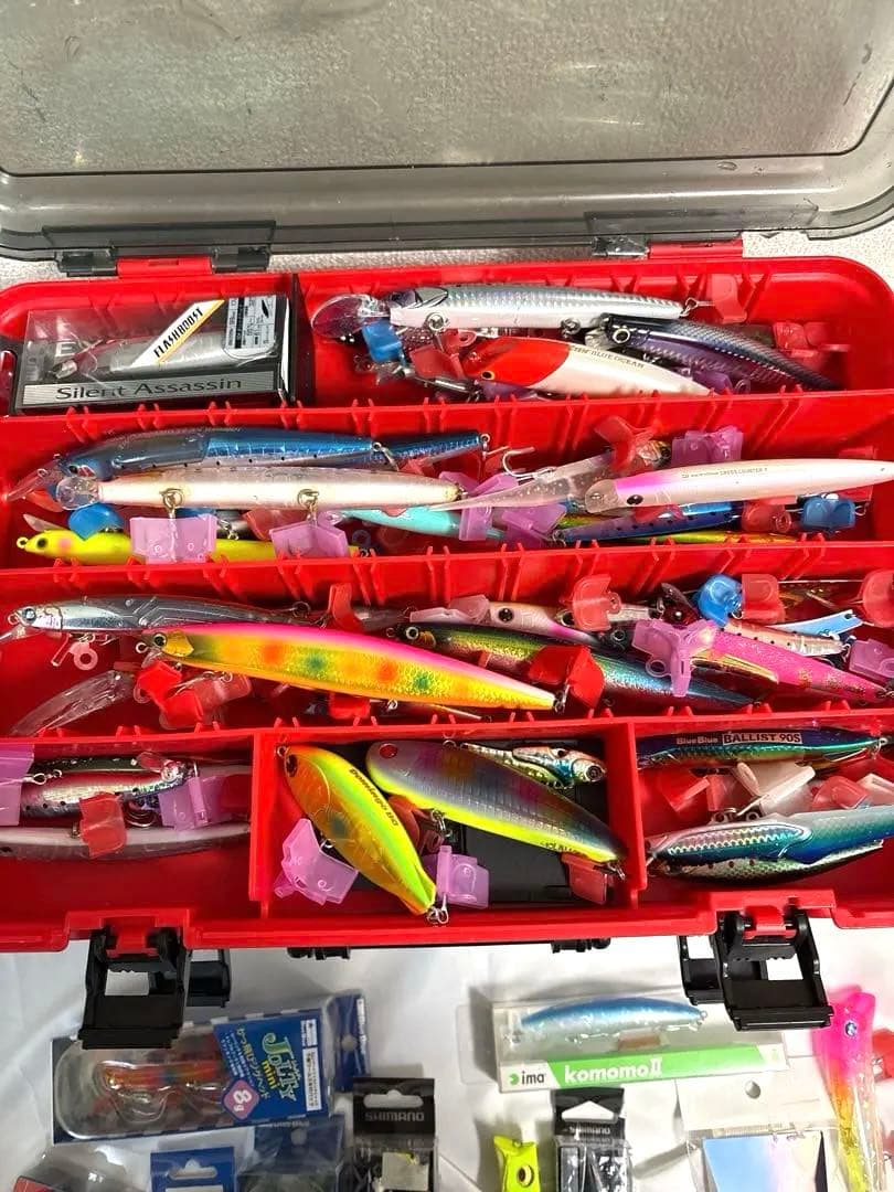 ☆大量ルアー☆シーバス引退セット　青物ルアーリーダー付