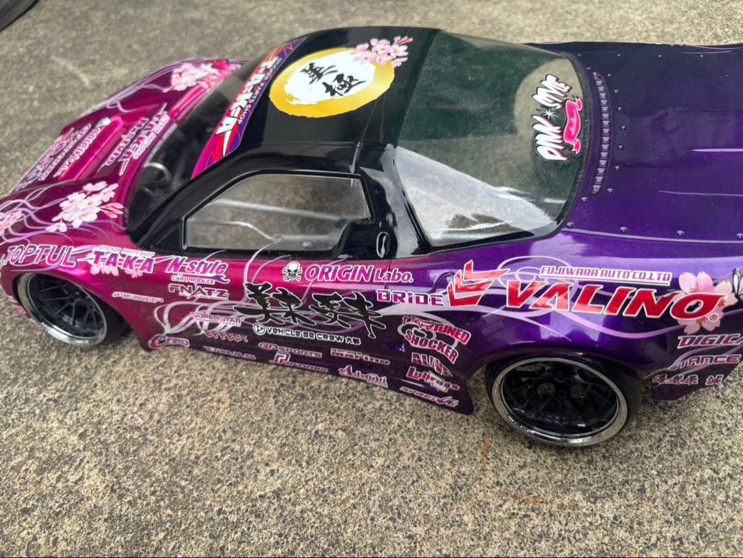 10/1 ラジコンボディー　NSX ロケットバニー　ラジドリ