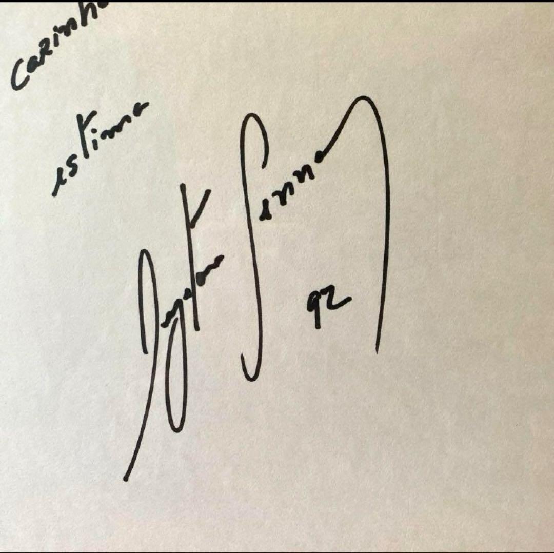 1992年第2期HONDA F1撤退メモリアル　アイルトンセナ直筆サイン入額装品