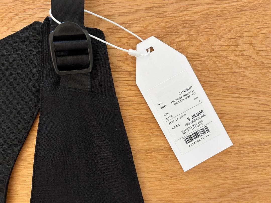 【未使用】日本製 A+TOKYO ナイロン シューティング ベスト L ブラック