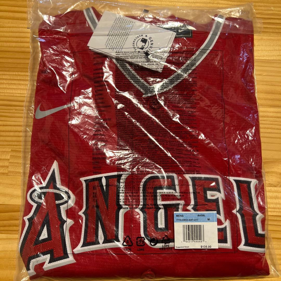 【新品未開封】大谷翔平 エンゼルス ユニフォーム Mサイズ