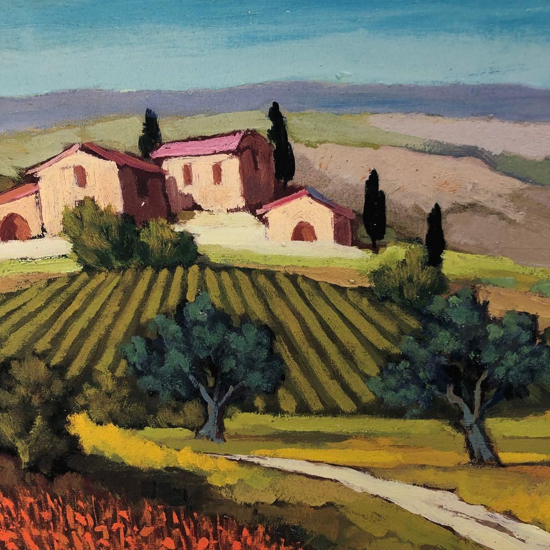 ペッサーニ　「トスカーナの鮮やかな彩り」 版画(ジクレー) シート　額無し　美品