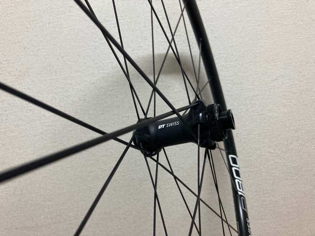 DTSWISS p1800 ディスク ホイール アルミ 前後セット 美品