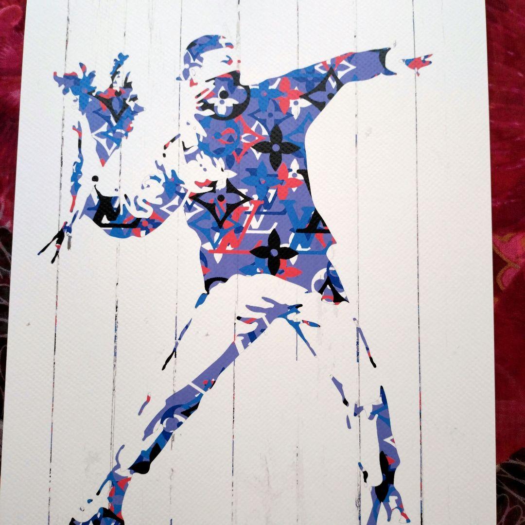 death nyc 世界限定100枚　バンクシー　フラワーボンバー