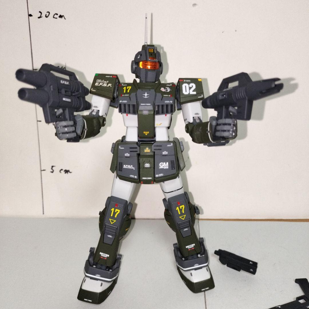 MG 1/100 プレバン限定 ジム・スナイパーカスタム 塗装完成品 ガンプラ