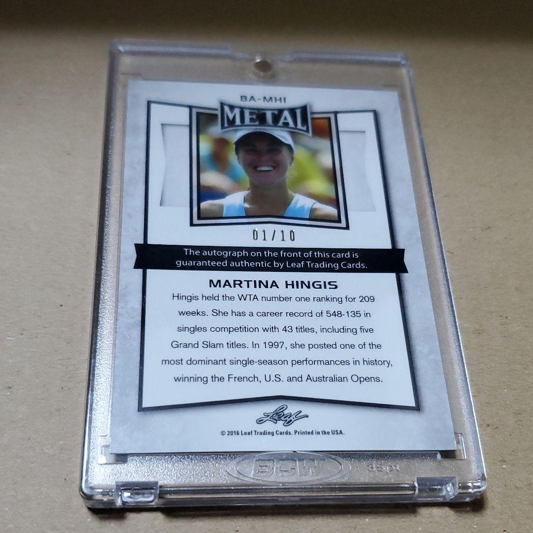 テニス　ヒンギス　サイン10枚限定