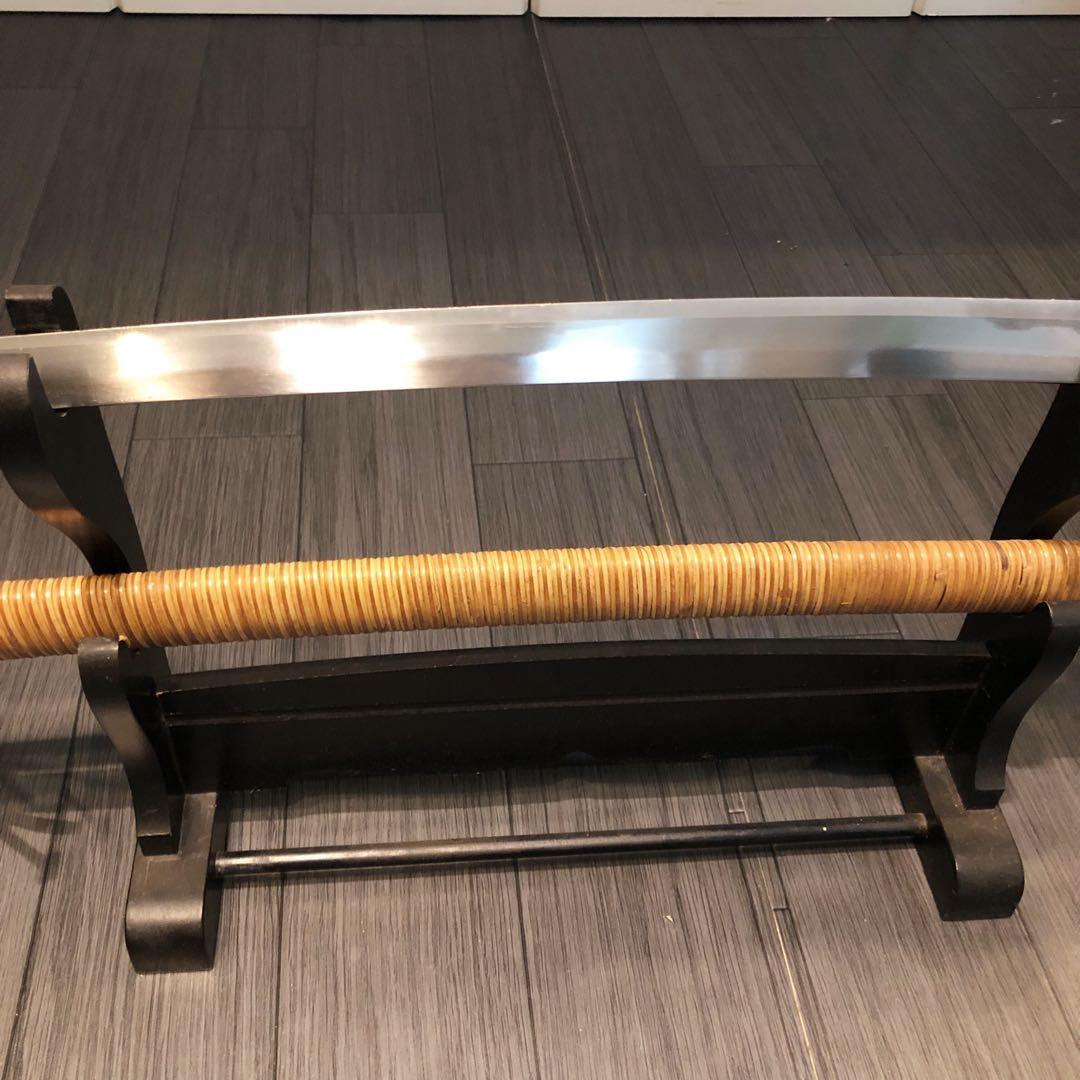 最高級模造刀　高級居合刀　藤巻き仕様　亜合金刀身　名刀　居合刀　重量感あり