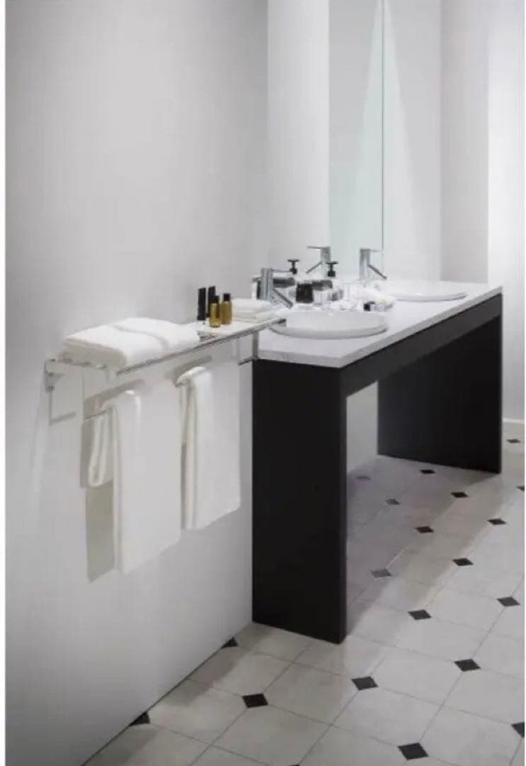 ステンレス製タオルラック 幅約80cm Union製