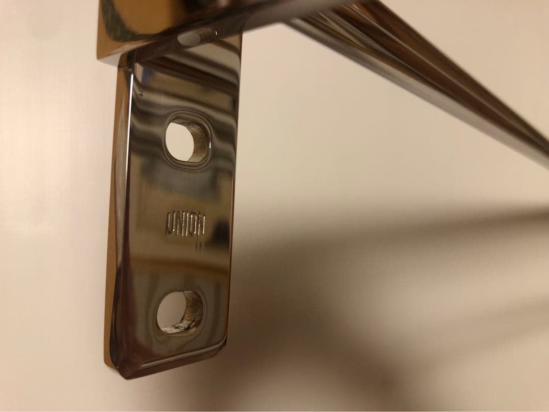 ステンレス製タオルラック 幅約80cm Union製